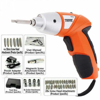 45Pcs Cordless Screwdriver